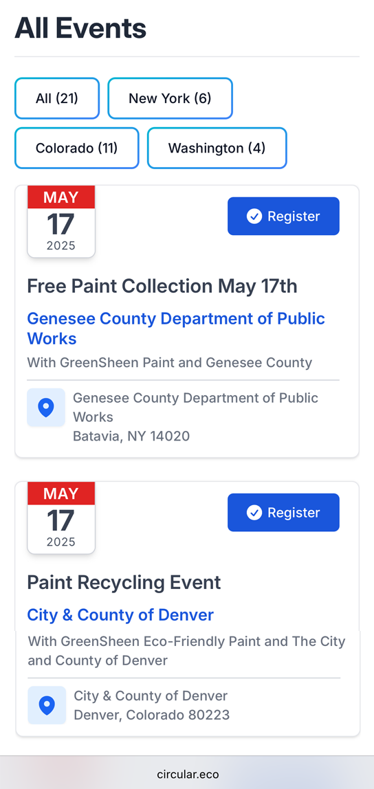 Mobile event check-in